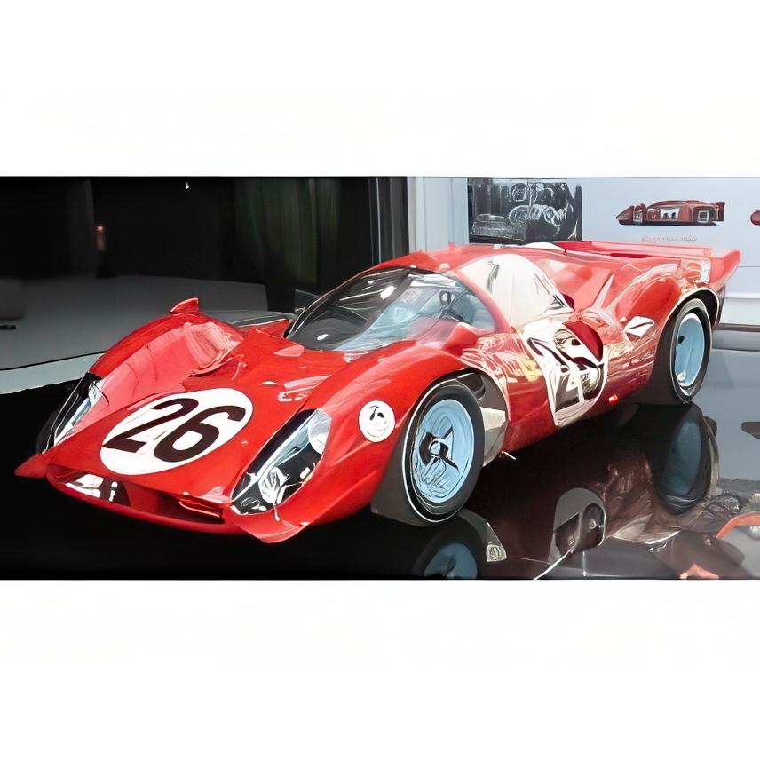 【予約】26年 FERRARI 412P NART No.26 デイトナ 1967 RODRIGUEZ/GUICHET TOPMARQUES 1/18 | 