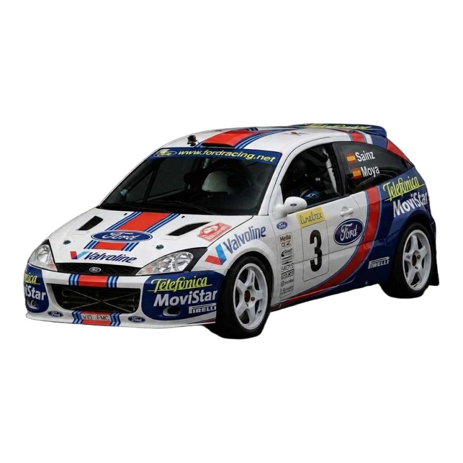 【予約】2027年発売予定 Ford Focus RS WRC #3 2位 ラリーモンテカルロ 2001 / TOPMARQUES 1/18 ミニカー | 
