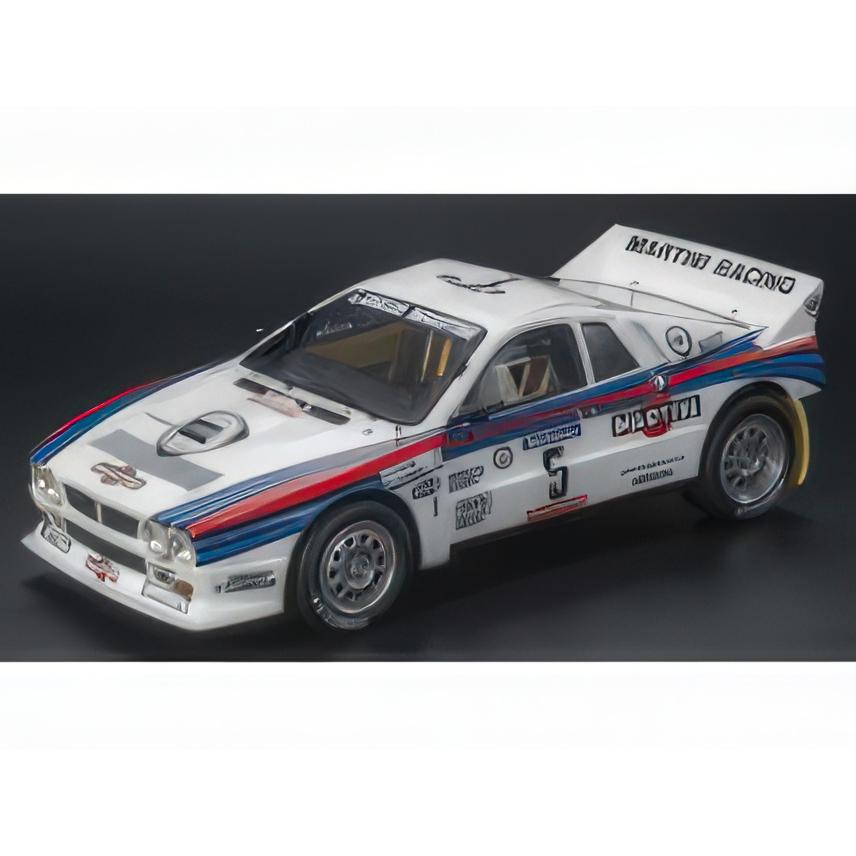 【予約】2025年発売予定LANCIA 037 マルティーニ ラリー ツール・ド・コルス 1984 優勝車 1/43 ミニカー 白/赤/青 | 