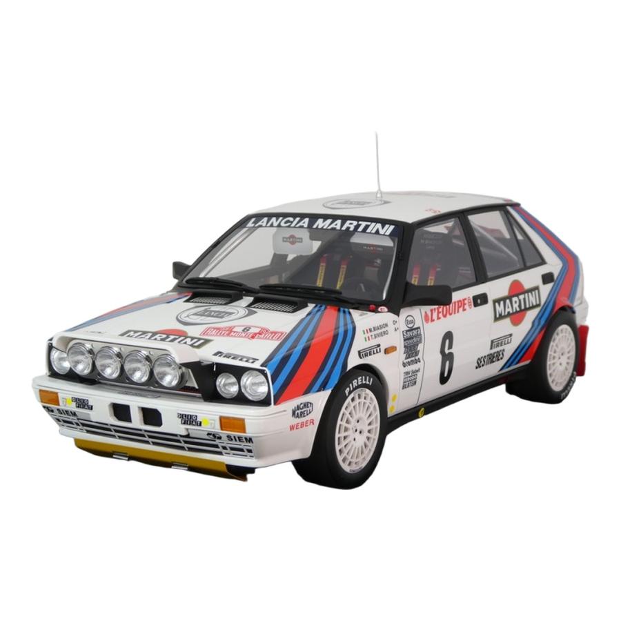 Lancia Delta HF 4WD 1987 ホワイト #6 ラリーモンテカルロ / TOPMARQUES 1/12 ミニカー | 