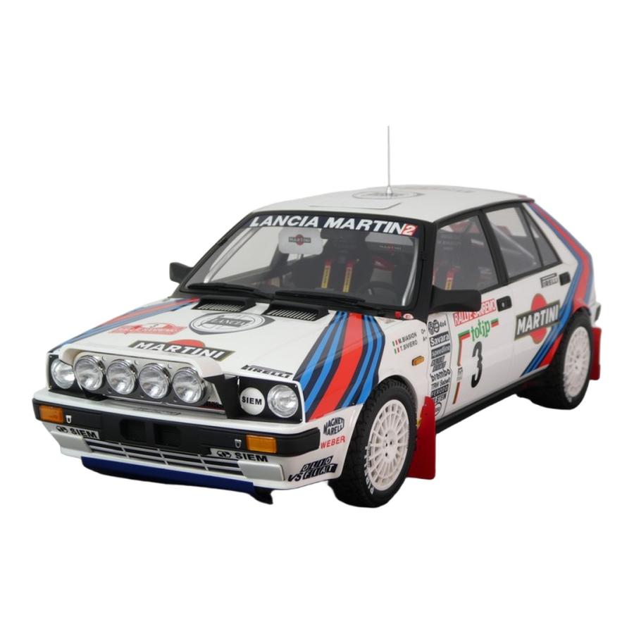 Lancia Delta HF 4WD 1987 ホワイト No.3 ラリーサンレモ 限定 / TOPMARQUES COLLECTION 1/12 | 