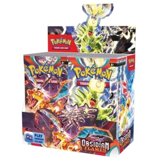 【予約】8月末発売予定北米ポケモンセンター TCG: Scarlet & Violet-Obsidian Flames ブースター ディスプレイボックス 36パック英語版 | 