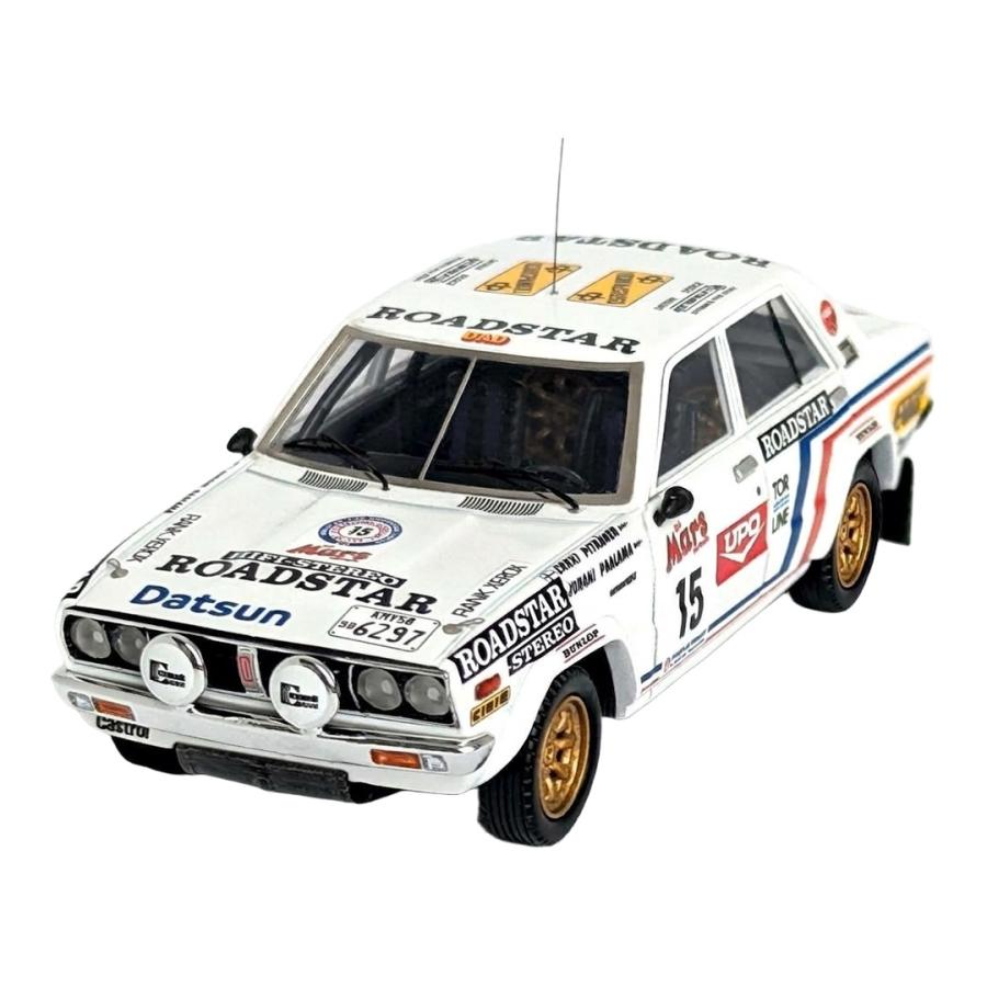 【予約】Nissan Datsun 160J #15 ラリー1000湖 1979 ホワイト 150台限定 Trofeu 1/43 ミニカー | 