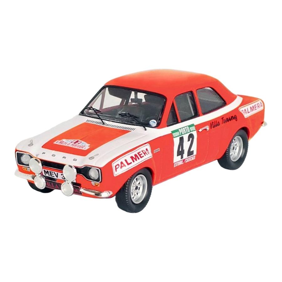 Ford Escort Mk1 #42 ラリーポルトガル 1975 Lezama Arnaiz レッド / Trofeu 1/43 ミニカー | 
