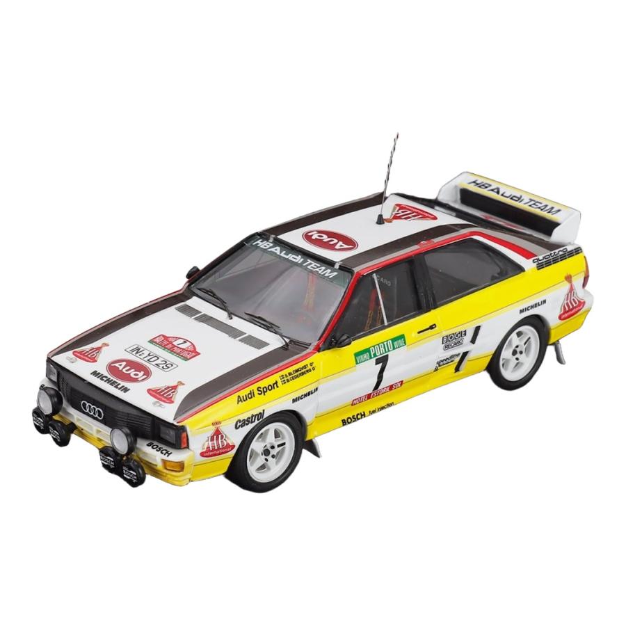 Audi Quattro A2 ナイトバージョン #7 ラリーオブポルトガル 1984 Stig Blomqvist Trofeu 1/43 ミニカー | 