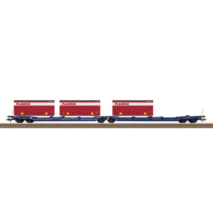 HOゲージ 鉄道模型 貨車 Trix トリックス VTG ダブルポケット貨車 T3000e Planzer Era VI DC | 