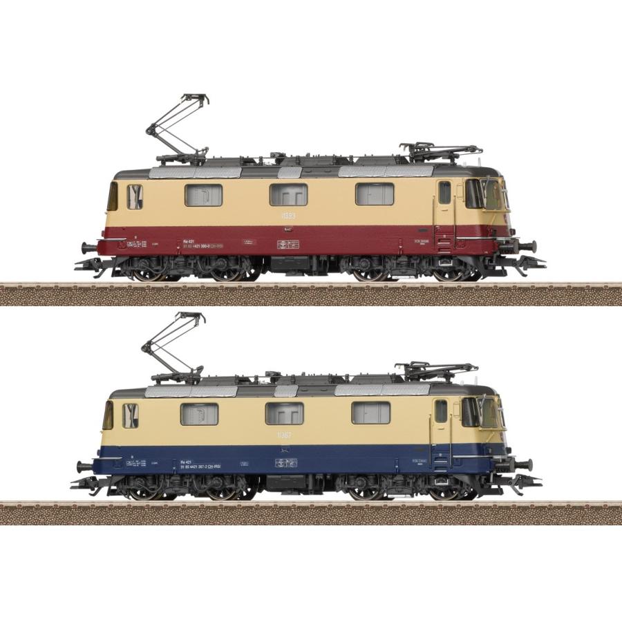 HOゲージ 鉄道模型 編成セット Trix トリックス SBB Re421 2pcs Era VI DC DCCサウンド | 