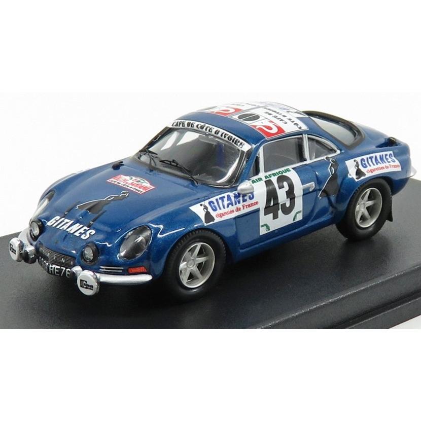 アルピーヌ A110 #43 バンダマ・ラリー 1974 ブルーメタリり 150台限定/ Trofeu 1/43 ミニカー | 