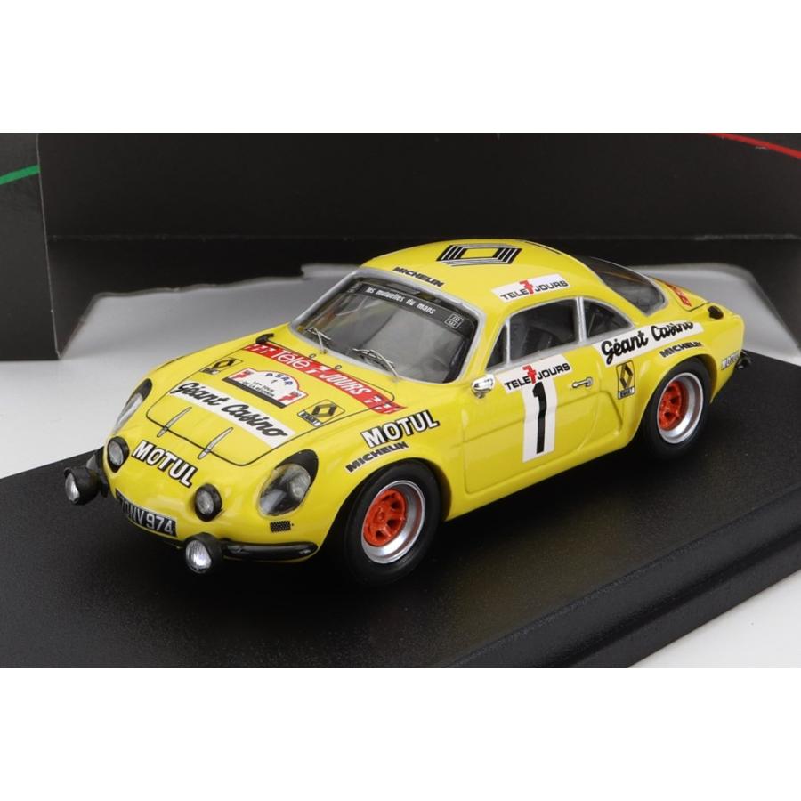 アルピーヌ A110 #1 ラ・レユニオン・ラリー 1979 イエロー 150台限定/ Trofeu 1/43 ミニカー | 