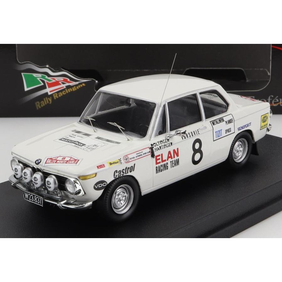 BMW 2002 Ti #8 ラリー・モンテカルロ 1971 (ナイトバージョン) 150台限定/ Trofeu 1/43 ミニカー | 