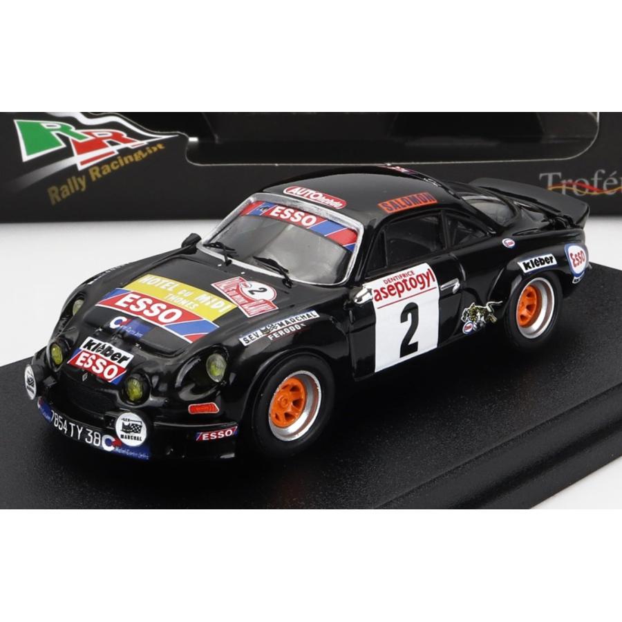 アルピーヌ A110 ESSO #2 モンブラン・ラリー 優勝 1976 ブラック 150台限定/ Trofeu 1/43 ミニカー | 