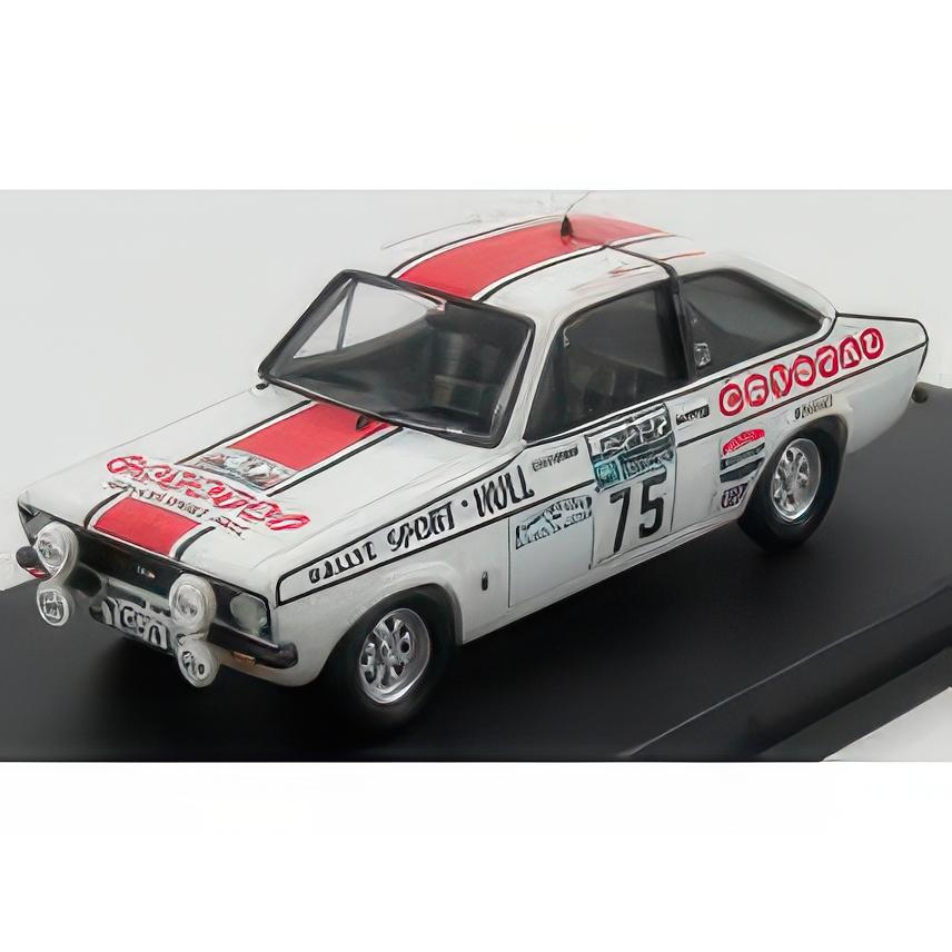 FORD ESCORT MKII N 75 RAC RALLY 1977 M.JACKSON S.HOWARD WHITE RED 1/43ミニカー | 