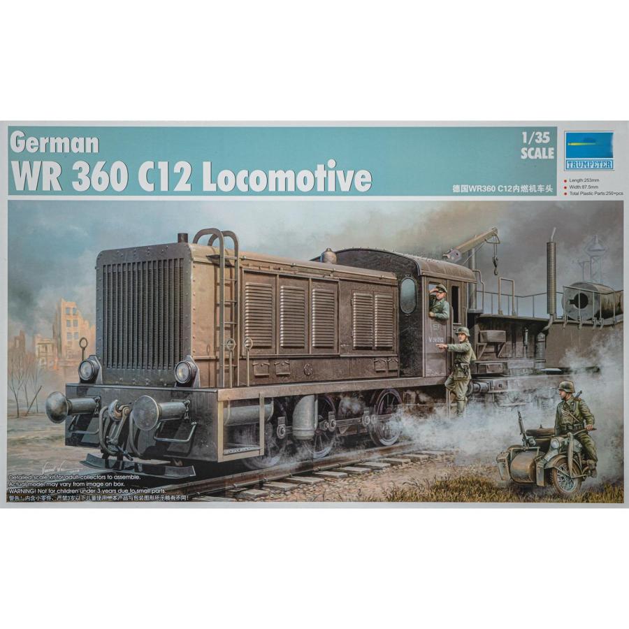 German WR 360 C12 Locomotive 組み立てプラモキット模型 ミリタリー /Trumpeter 1/35 | 