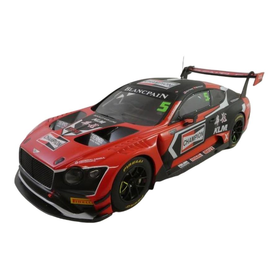 Bentleyベントレー Continentalコンチネンタル GT3 #5 レッド / TrueScale 1/18 ミニカー | 