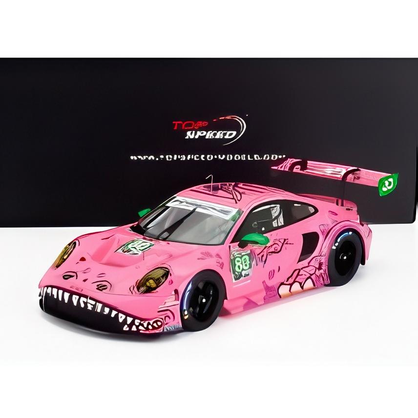 ポルシェ 911 GT3 R 2023 IMSA GTD バージニア #80 AOレーシング TrueScale 1/18 TOP SPEED | 