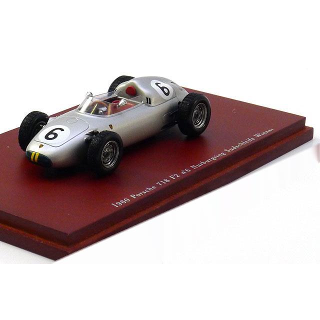 1960 Porsche 718 F2 #6 Nurburgring Bonnier TrueScale 1/43 ミニカー | 