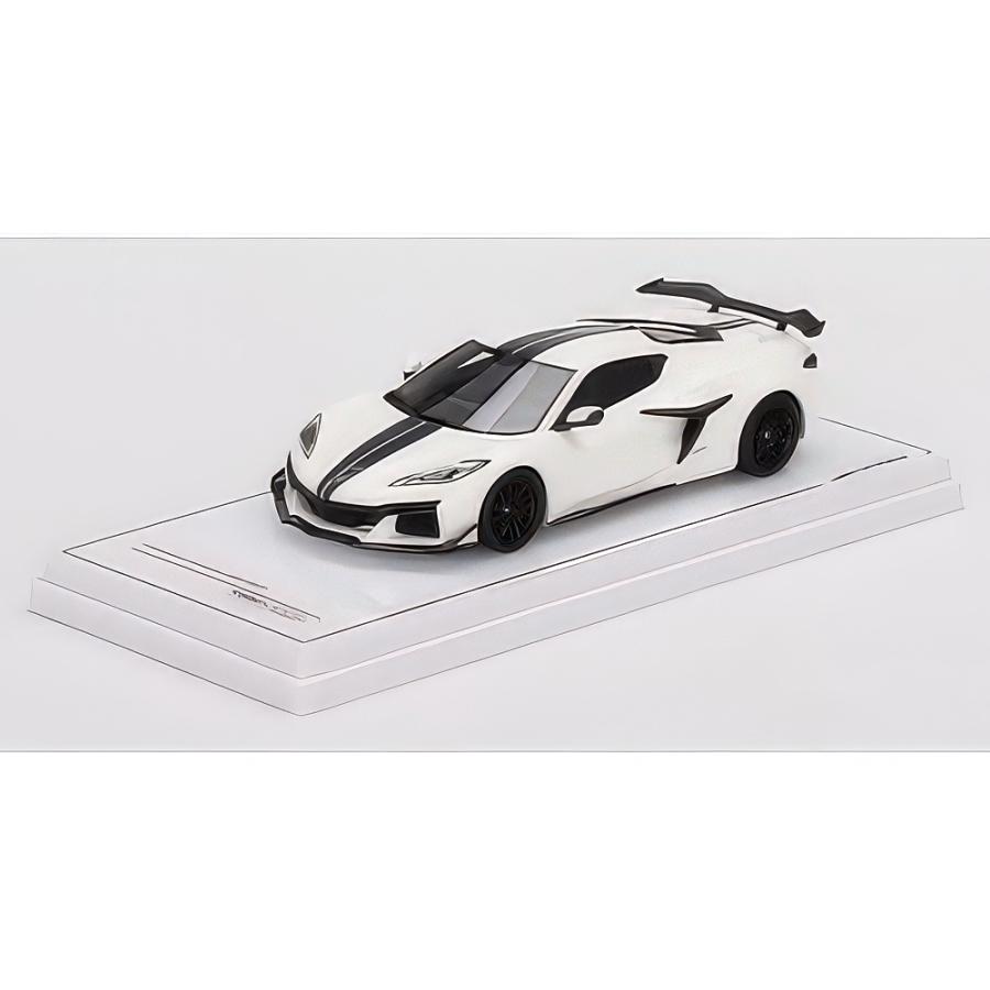 シボレー コルベット Z06 アークティックホワイト 2023 / TrueScale 1/43 ミニカー | 