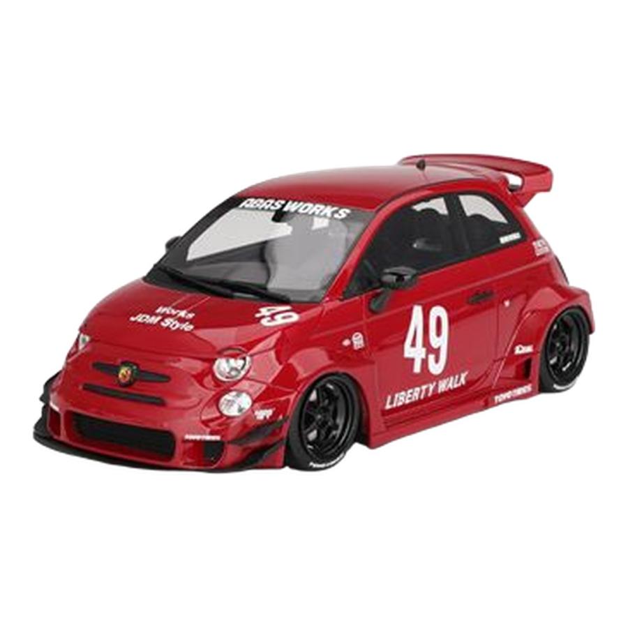 Abarthアバルト LB-Works X Abas Works 595 レッド #49 / TrueScale 1/18 ミニカー | 