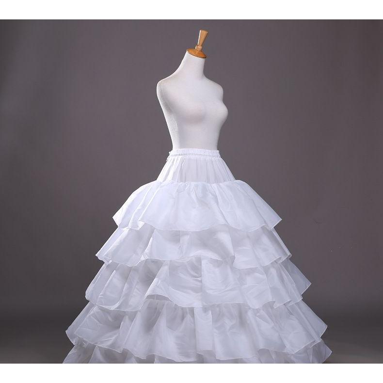 パニエ　ペチコート ワイヤー 5段 ドレス　花嫁　ウェディング　ロングパニエ ホワイト 結婚式　演奏会 発表会 コスチューム コスプレ イベント　文化祭体育祭　 |  | 01