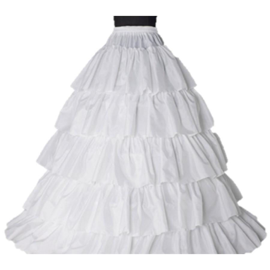 パニエ　ペチコート ワイヤー 5段 ドレス　花嫁　ウェディング　ロングパニエ ホワイト 結婚式　演奏会 発表会 コスチューム コスプレ イベント　文化祭体育祭　 |  | 02
