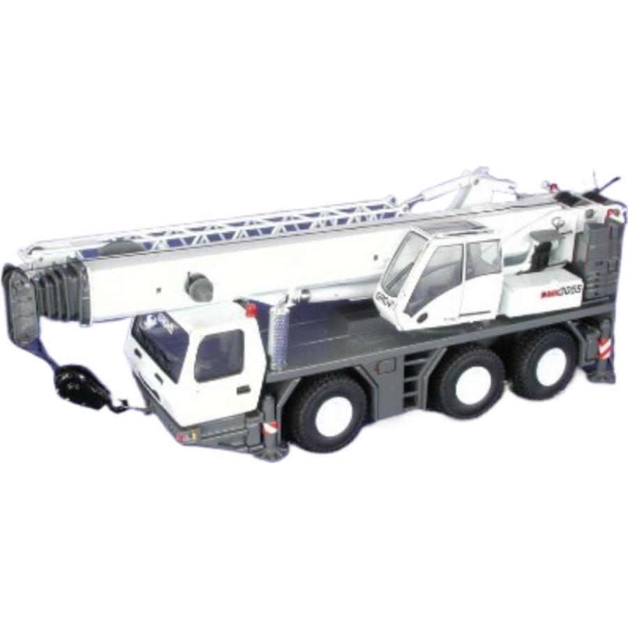 Grove GMK 3055 3軸 トラッククレーン ホワイト/グレー / TWH 1/50 建設機械模型 工事車両 | 