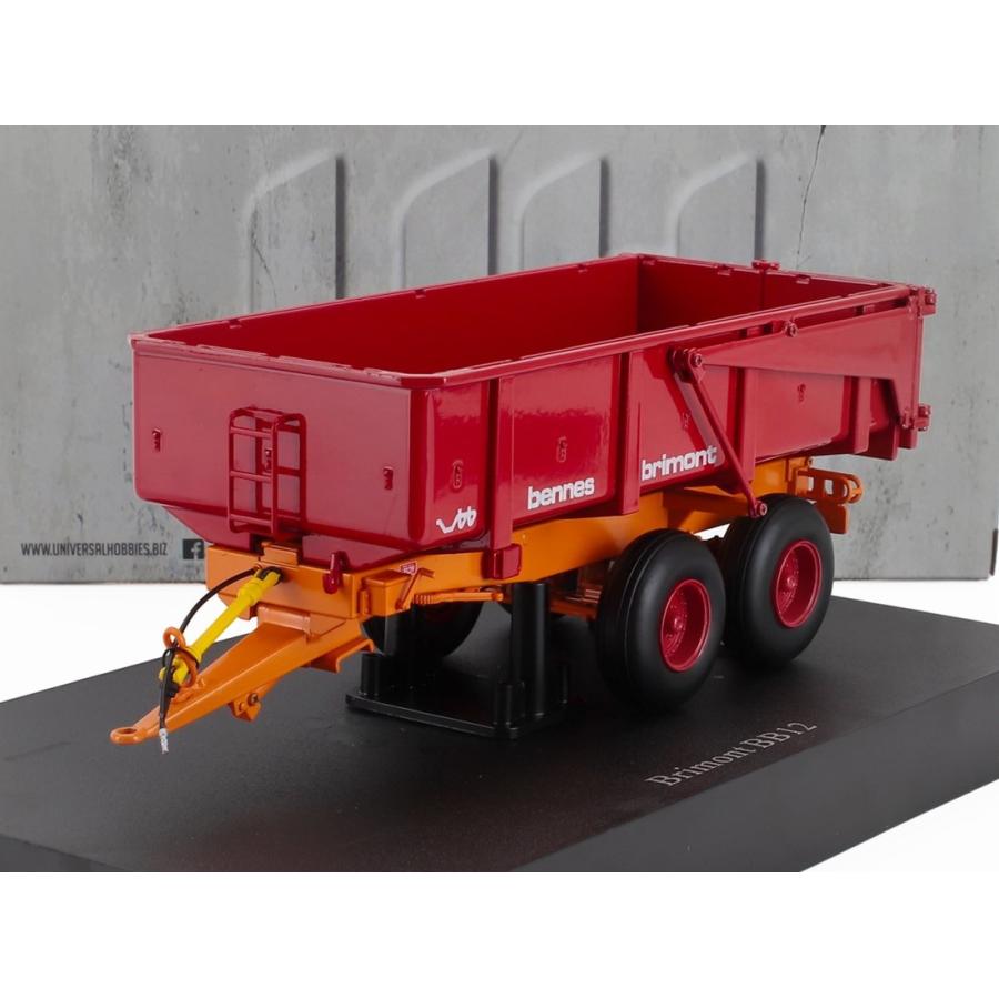 Brimontブリモン BB12 Trailerトレーラー レッドイエロー / Univrsal Hobbies 1/32 トラック商用車 | 
