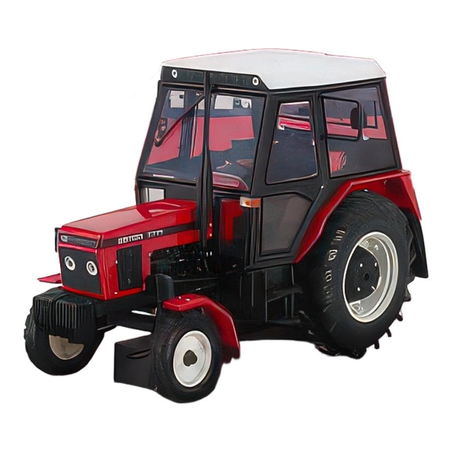 Zetor 7711 2WD トラクター 1961 レッド ホワイト / Universal Hobbies 1/32 ミニカー | 
