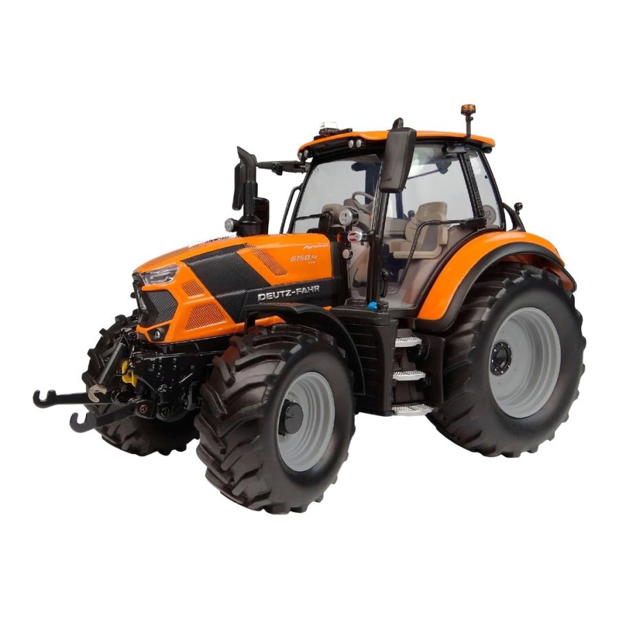 【予約】2026年発売予定 DEUTZ FAHR 6150.4 TTV 2018 オレンジ ブラック / Universal Hobbies 1/32 | 