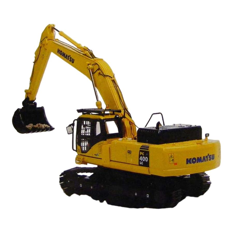 コマツ Komatsu PC400 LC ショートアーム解体仕様機 / Universal Hobbies 1/50 ミニカー 建設機械模型 工事車両 | 