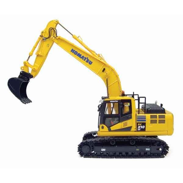 KomatsuコマツPC 210 LC-10 Track Excavator油圧ショベル UniversalHobbiesユニバーサルホビー  建設機械模型 工事車両 1/50 ミニチュア | 
