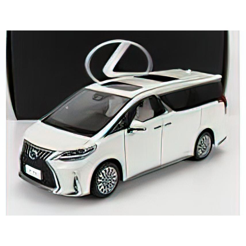 Lexus LM300h ミニカー ホワイト KYOSHO 08963WP Scale 1/18 | LEXUS LM300h MINIVAN 2020 WHITE