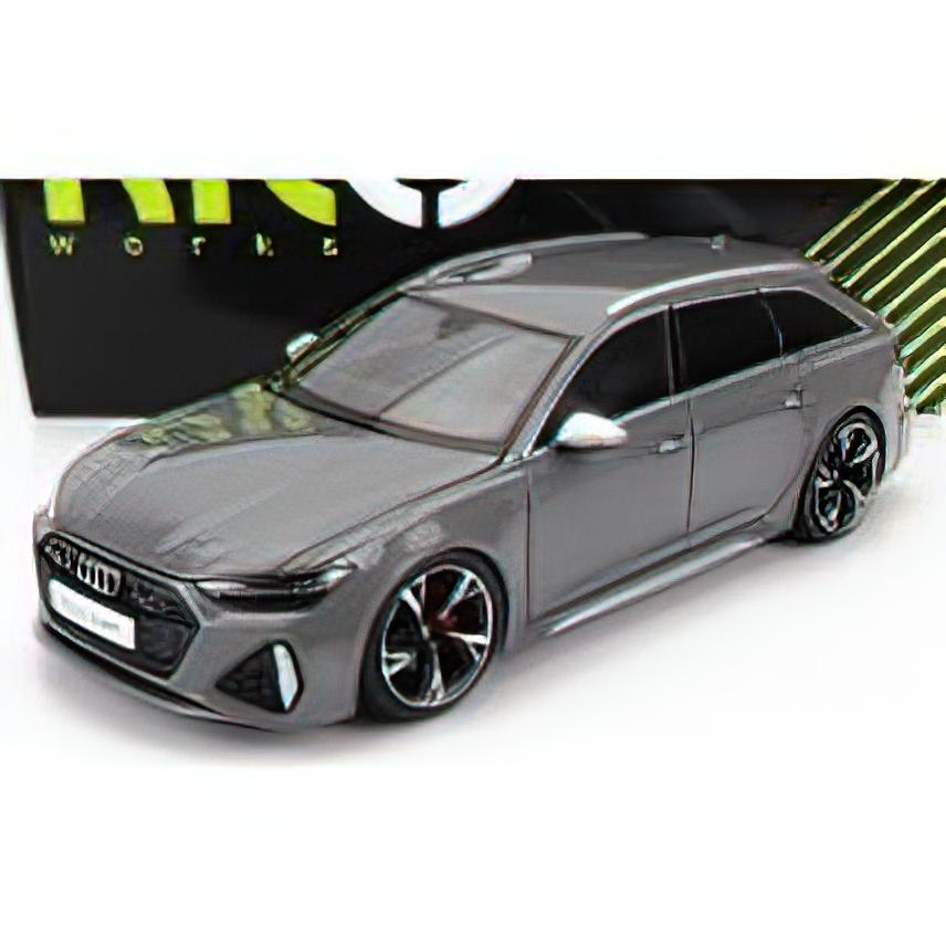 AUDI A6 RS6 AVANT ABT C8 2021 DAYTONA GREY TRUESCALE TS0455 1