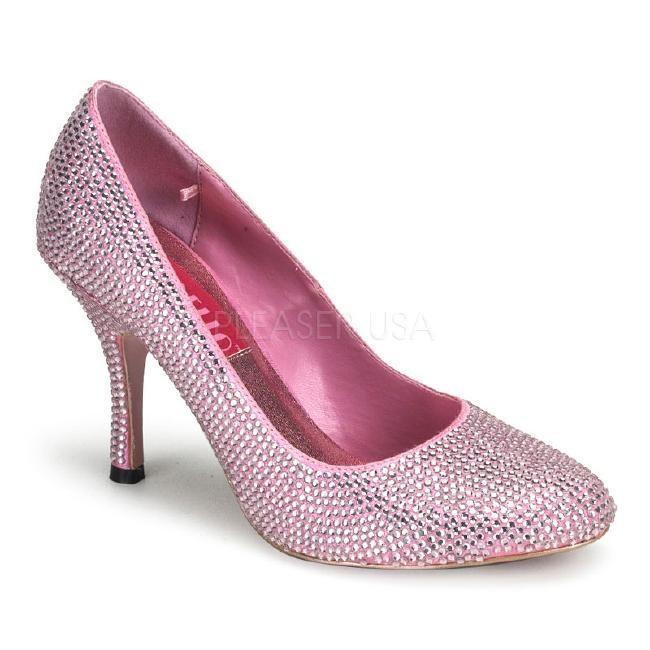 VIOLETTE-14R 3.5インチ(約9cm) ハイヒール パンプス /Pleaserプリーザー バーレスクBORDELLO パーティー 靴 小さい大きいサイズ |  | 01