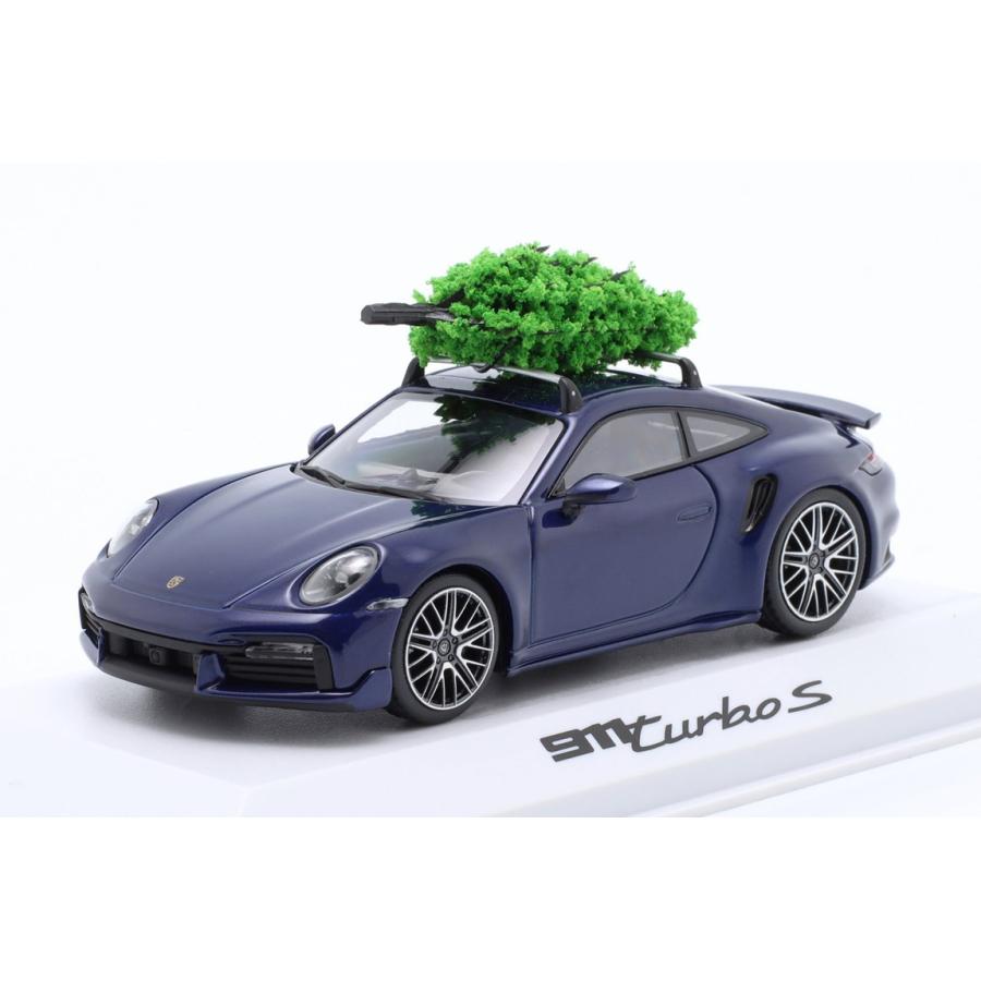 Porsche 911 992 Turbo S クリスマスエディション クリスマスツリー付き ディーラーモデル MINICHAMPS/43 ミニカー | 