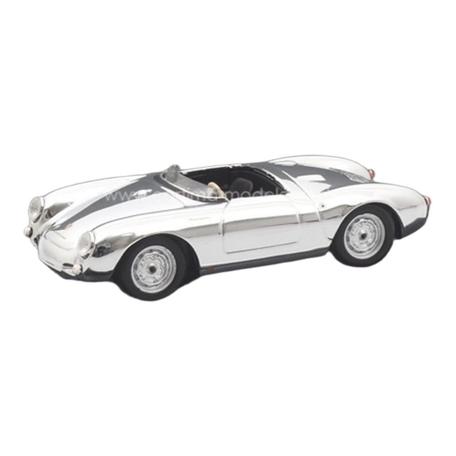 Porscheポルシェ 550 Spyder クロームエディション ポルシェディーラーモデル / MINICHAMPS 1/43 ミニカー | 