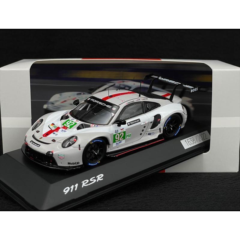 Porscheポルシェディーラーモデル 911 RSR Type 991 n° 92 24h Le Mans 2022 1/43 Spark | 