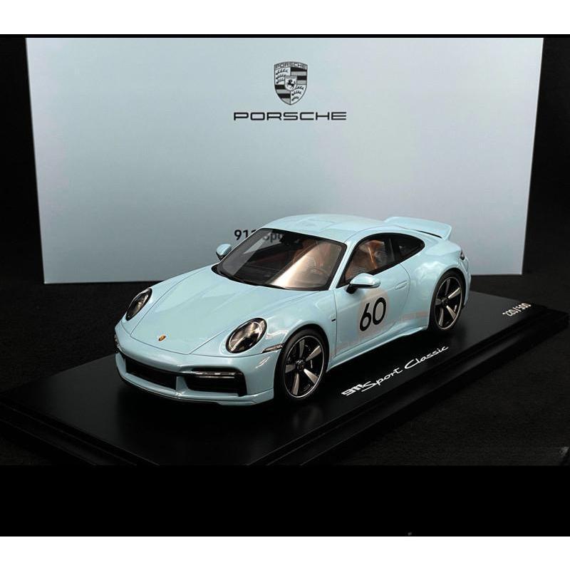 Porscheポルシェディーラーモデル 911 Sport Classic Type 992 2022 Meissen Blue 1/18 Spark |  | 01