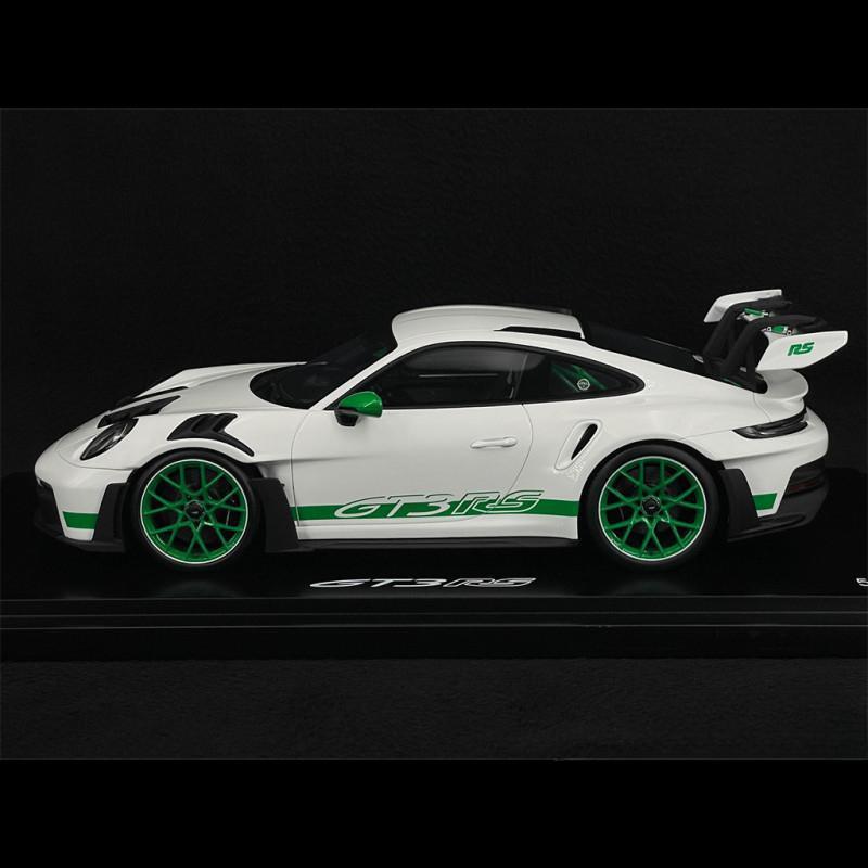 Porsche 911 GT3 RS 992型 2022 2.7記念 白/緑ストライプ 1/18 Porsche 911 GT3 RS 992型 2022 2.7記念 白/緑ストライプ 1/18