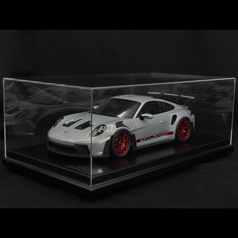Porsche 911 GT3 RS 992型 2023 氷灰/赤ストライプ 1/12 Spark