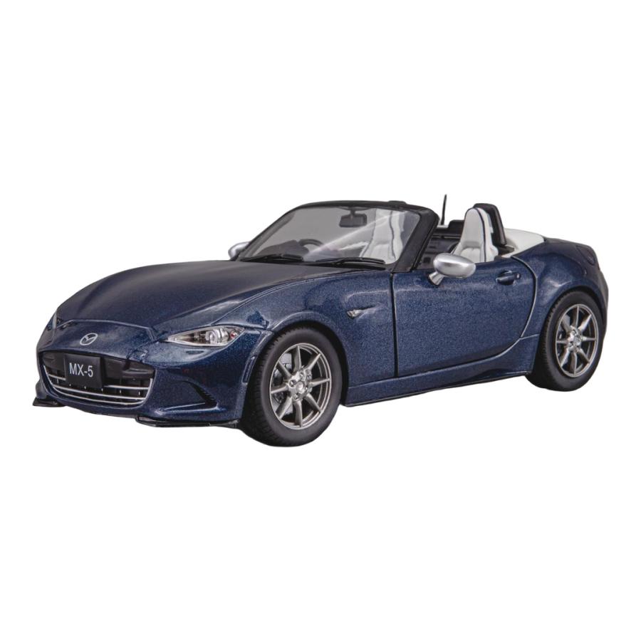 Mazdaマツダ MX-5 2019 ダークブルーメタリック ダイキャストモデル ミニカー /WHITEBOX 1/24 | 
