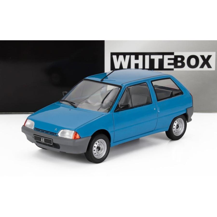ホワイトボックス 1/24 シトロエン AX 1986 (ライトブルー) CITROEN AX 1986 ライトブルー/ WHITEBOX 1/24 ミニカー : バスク