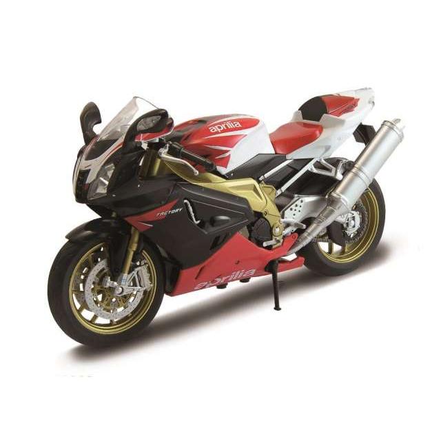アプリリア RSV 1000R ファクトリー レッド/ブラック バイク ミニカー / WELLY 1/10 ミニカー | 