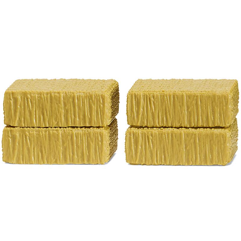 干し草ベール スクエア 4個セット ジオラマ 農機 農業 付属品 模型 小物 / Wiking 1/87 農機 | 