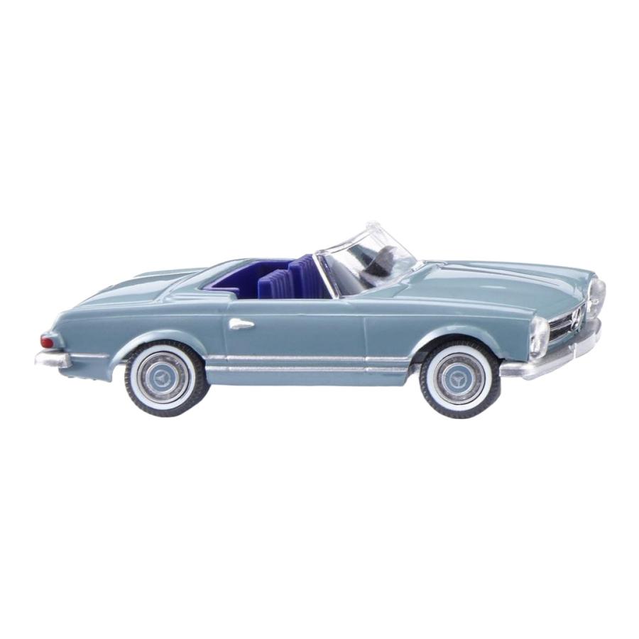 メルセデス・ベンツ 280 SL カブリオ ブルー / Wiking 1/87 ミニカー | 