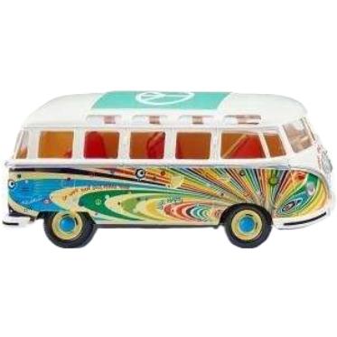 フラワーパワー Volkswagen T1 バス / Wiking 1/40 建設機械模型 工事車両 | 