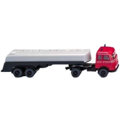 消防署 Mercedes Benz Pullman タンカーセミトレーラー / Wiking 1/87 建設機械模型 工事車両 | 