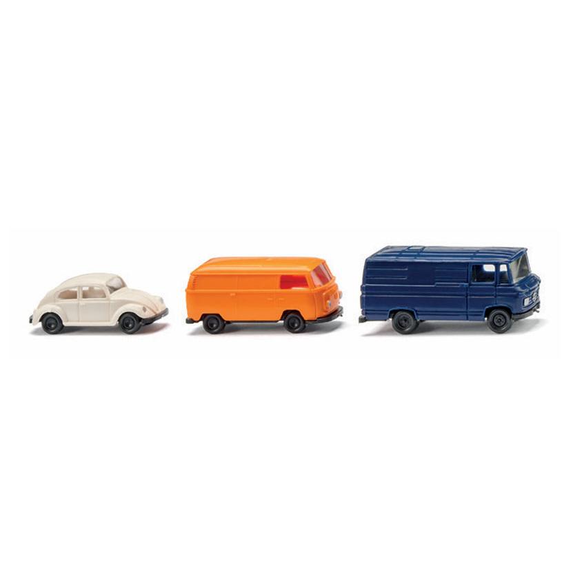 Years 1967-74 SET Set of 1 Passenger Car and 2 Pa / Wiking 1/160 模型 | 