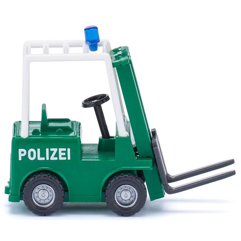 フォークリフト Polizei 警察仕様 働く車 模型 ダイキャスト モデル インテリア / Wiking 1/87 ミニカー 模型 | 