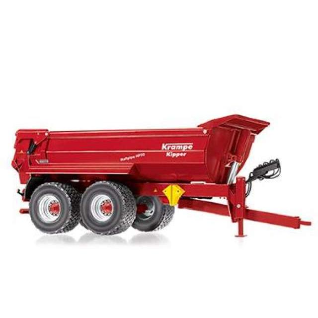 クランペ ハーフパイプ HP20 トレーラー レッド 働く車 1/32 ミニカー / Wiking 1/32 建機 | 