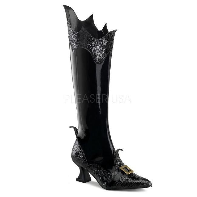 WITCH-101 ブーツ 2.5インチ(約6.5cm)ヒール ウィッチシューズ 魔女